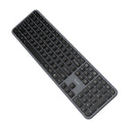 TRUSMI Wireless Membrane keyboard & Mouse Set US Grey