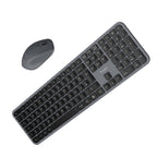 TRUSMI Wireless Membrane keyboard & Mouse Set DE Grey