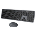 TRUSMI Wireless Membrane keyboard & Mouse Set DE Grey
