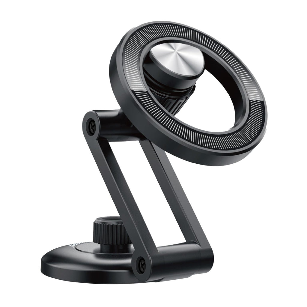 TRUSMI Multi-angle Rotation Foldable Magnetic Car Phone Holder Black