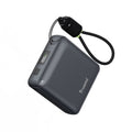 TRUSMI PD22.5W Single C Digital Display Power Bank 10000mAh with C to C Cable Grey