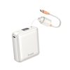 TRUSMI PD22.5W Single C Digital Display Power Bank 10000mAh with C to C Cable Grey