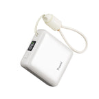 TRUSMI PD22.5W Single C Digital Display Power Bank 10000mAh with C to C Cable Grey