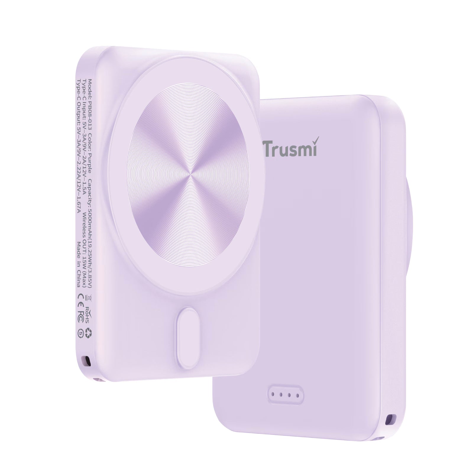 TRUSMI PD20W Magnatic Wireless Power Bank