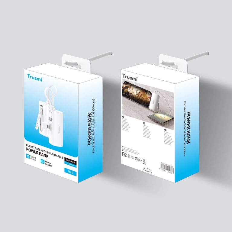 TRUSMI 5V 2.1A Portable Power Bank with LC