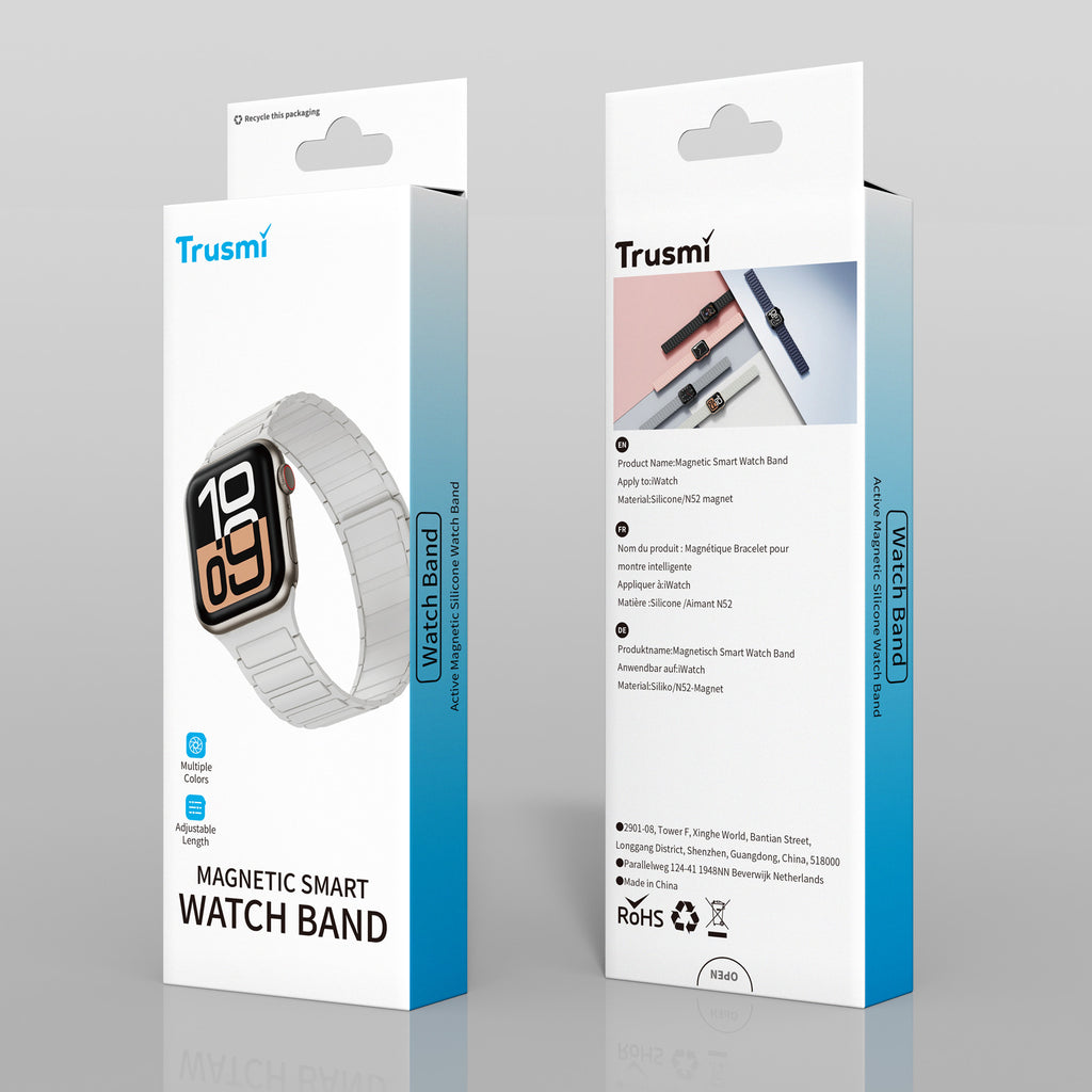 TRUSMI Series Magnetic Silicone Watch Band 38/40/41/42MM