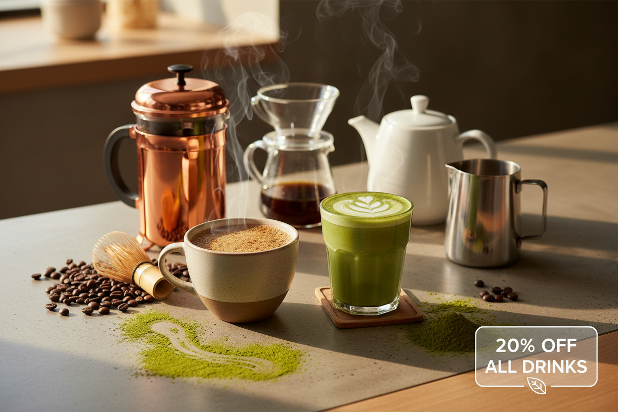 Coffee & Matcha Bonus