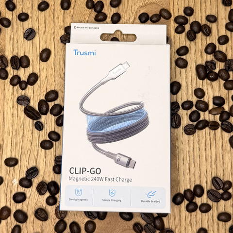 Trusmi Clip-Go Magnetic 240W Fast Charge Cable