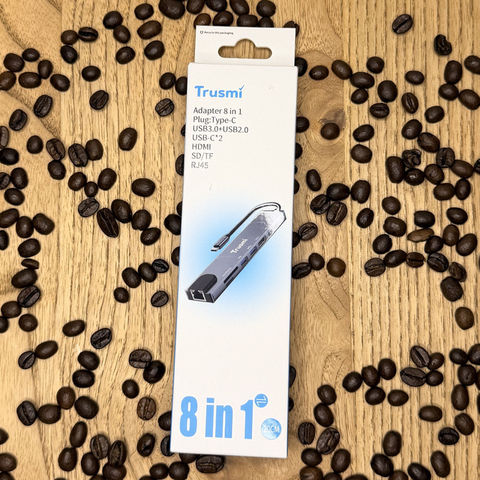 Trusmi 8 In 1 Type-C Hub Adapter