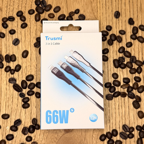 Trusmi 3 in 1 66W 1.2M Cable